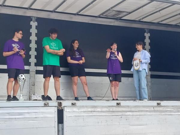 premiazione del torneo di calcio delle realtà giovanili