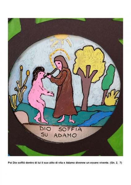 attività vetrate - catechismo quarta elementare