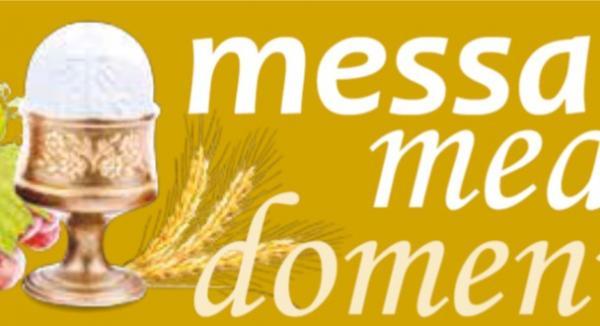 foglietto con le letture della Santa Messa