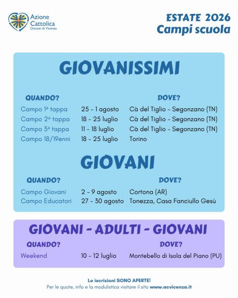 Campiscuola Azione Cattolica - Giovani