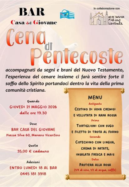cena di Pentecoste