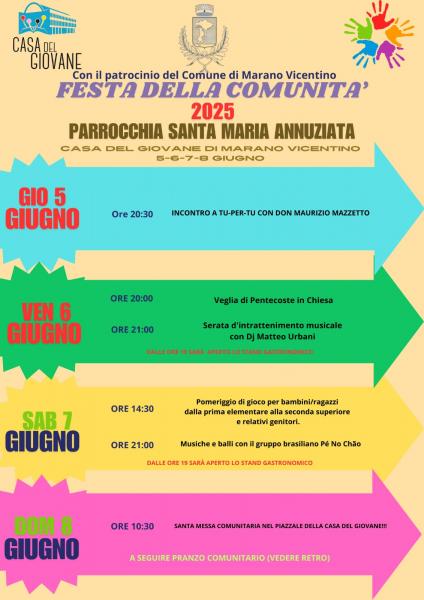 FESTA DELLA COMUNITA' 2025