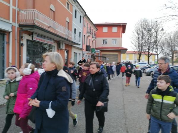 gruppo di 4 elementare in visita all'Evangelium di Dueville