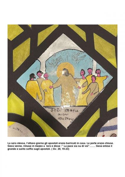 attività vetrate - catechismo quarta elementare