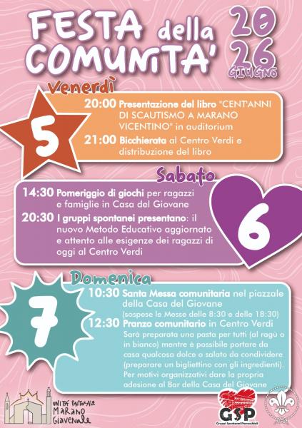 Festa della comunità 2026