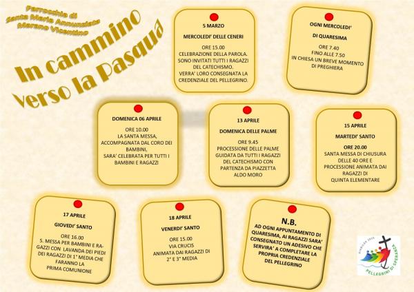 proposte di catechismo per la quaresima 2025